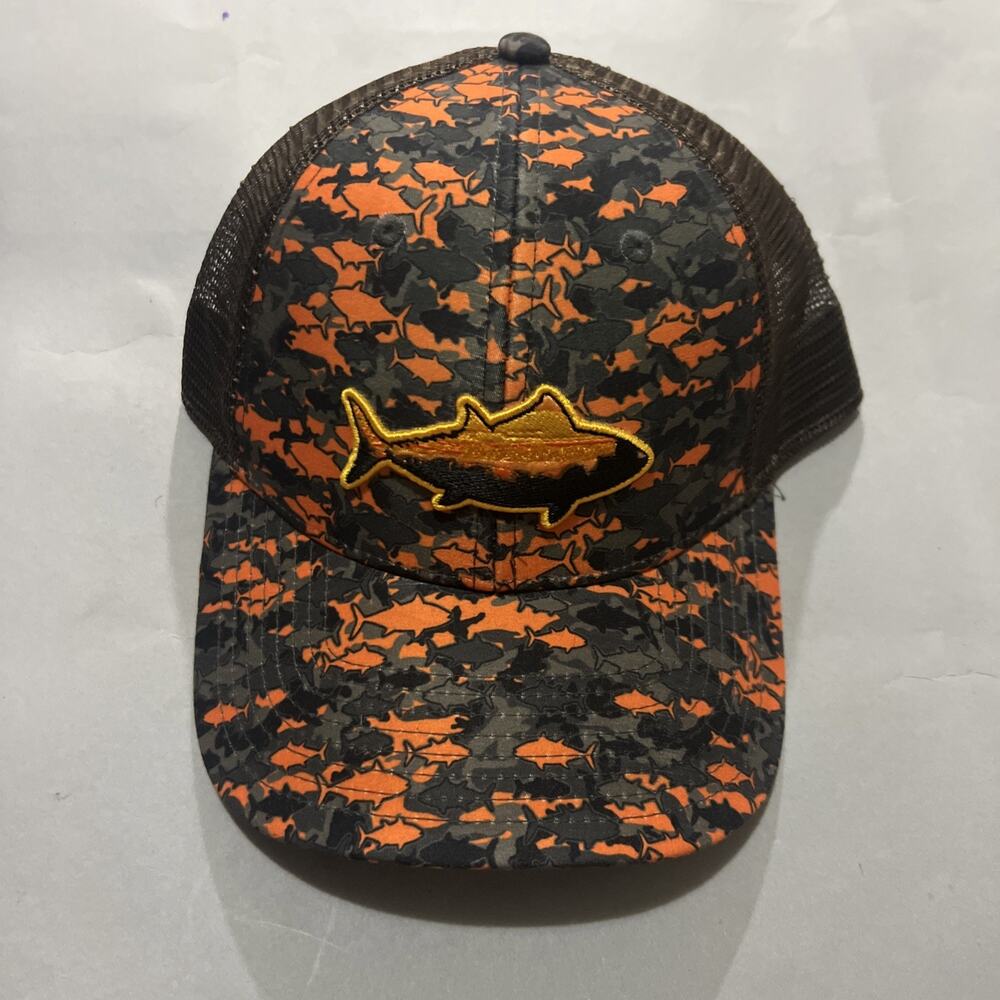 Heybo Southern By Choice Men's Fish Camo Trucker Hat.